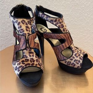 G by Guess Animal Print Women's Heels